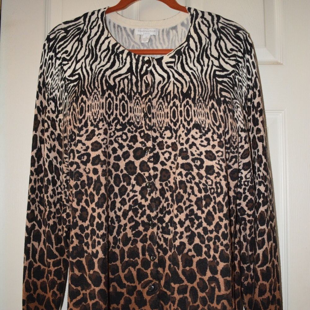 💥 Animal Print Cardigan